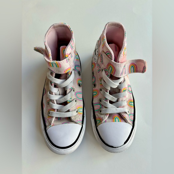 Girls’ Converse Rainbow Sneakers - Picture 3 of 6